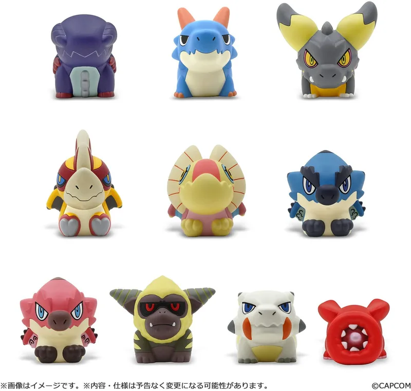Monster Hunter Finger Puppet Monster Blind Box - Vol. 2 (Complete Set) de Capcom – jaquette