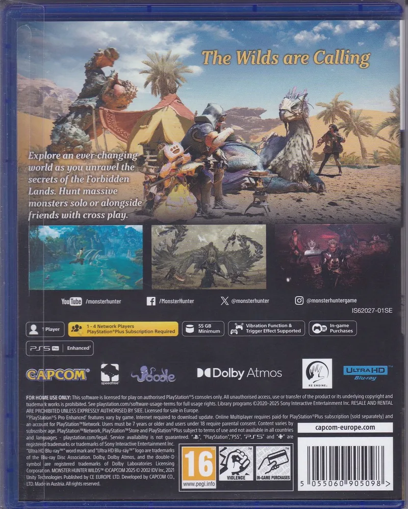 Monster Hunter Wilds - Lenticular Edition by Capcom, PS5 – cover