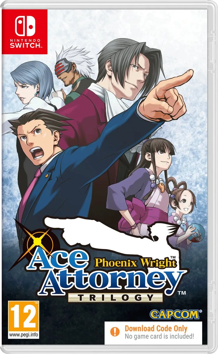 Phoenix Wright Ace Attorney Trilogy - Nintendo Switch (Code in Box) van Capcom, Nintendo Switch – cover