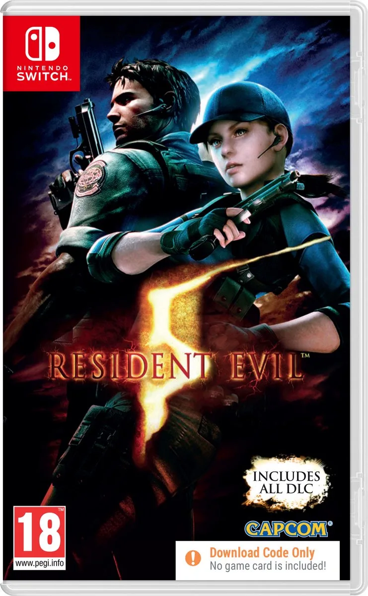 Resident Evil 5 - Nintendo Switch (Code in Box) van Capcom, Nintendo Switch – cover
