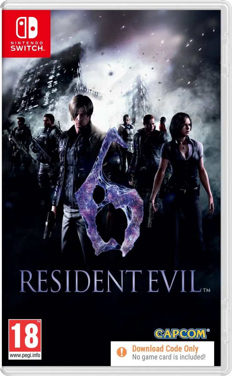 Resident Evil 6 - Nintendo Switch (Code in Box) by Capcom, Nintendo Switch – cover