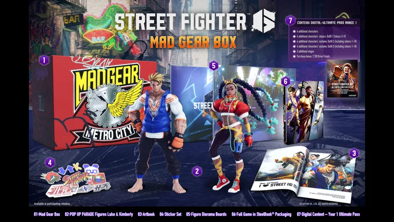 Street Fighter 6 Collector's Edition de Capcom, Xbox Series X | S – jaquette