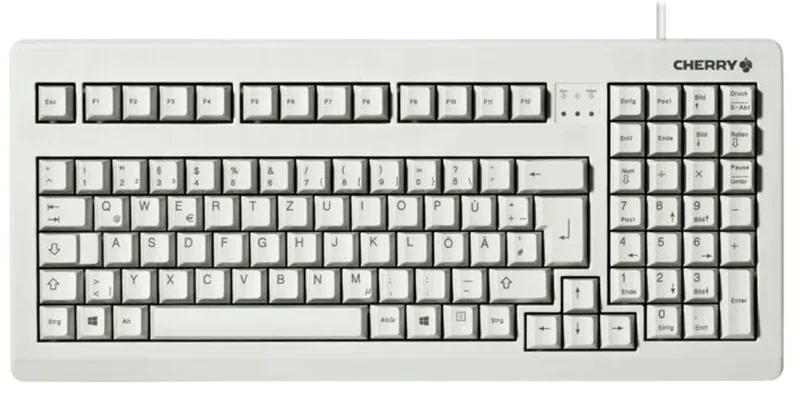 G80-1800 - Toetsenbord - USB & PS/2 - Grijs van Cherry, Grijs, FR – cover