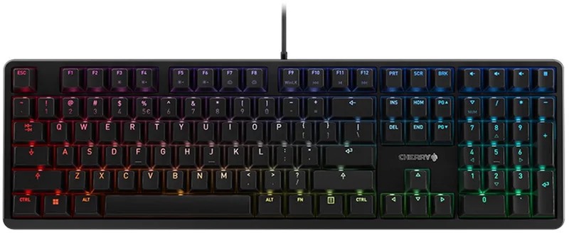 G80-3000N RGB toetsenbord USB Zwart van Cherry, Zwart, US – cover