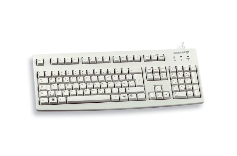 G83-6105 KB NTK Tastatur Wired DE hellgrau by Cherry – cover