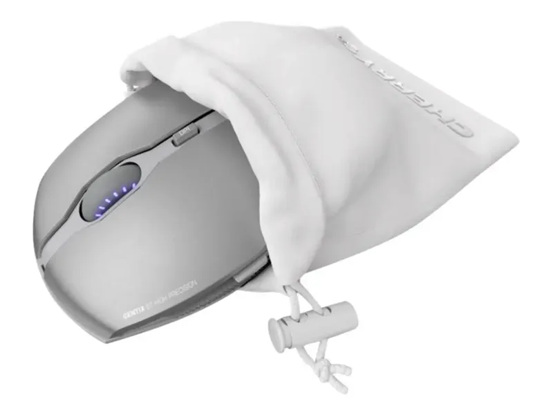 GENTIX BT muis Ambidextrous Bluetooth Optisch 2000 DPI by Cherry, Frost, Silver – cover 2 of 2