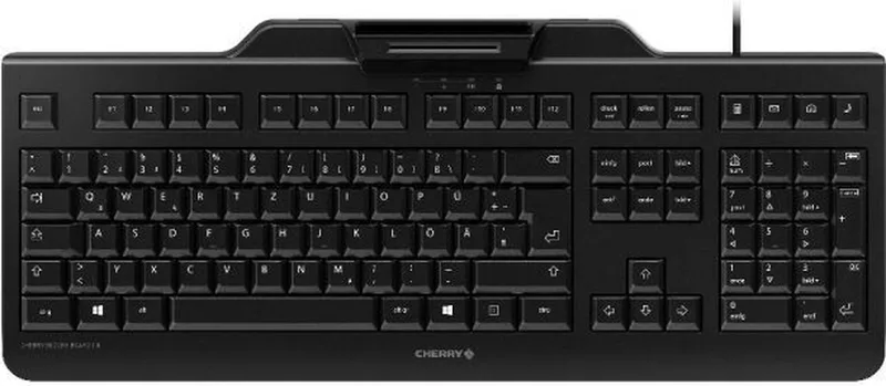JK-A0400EU-2 toetsenbord USB QWERTZ Amerikaans Engels van Cherry, Zwart – cover