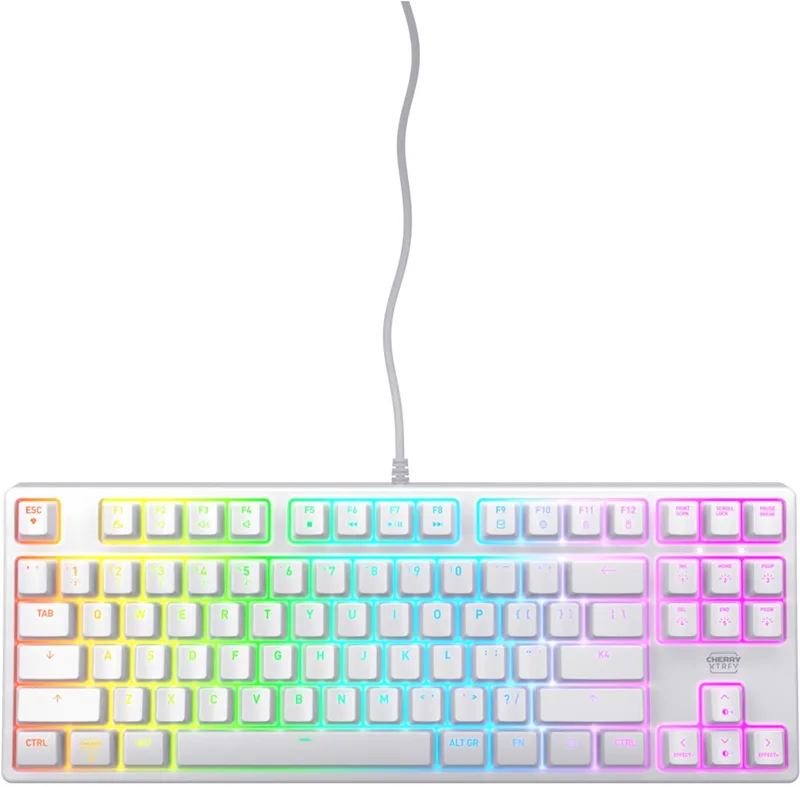 K4V2 TKL toetsenbord Gamen USB Wit by Cherry, White, US – cover
