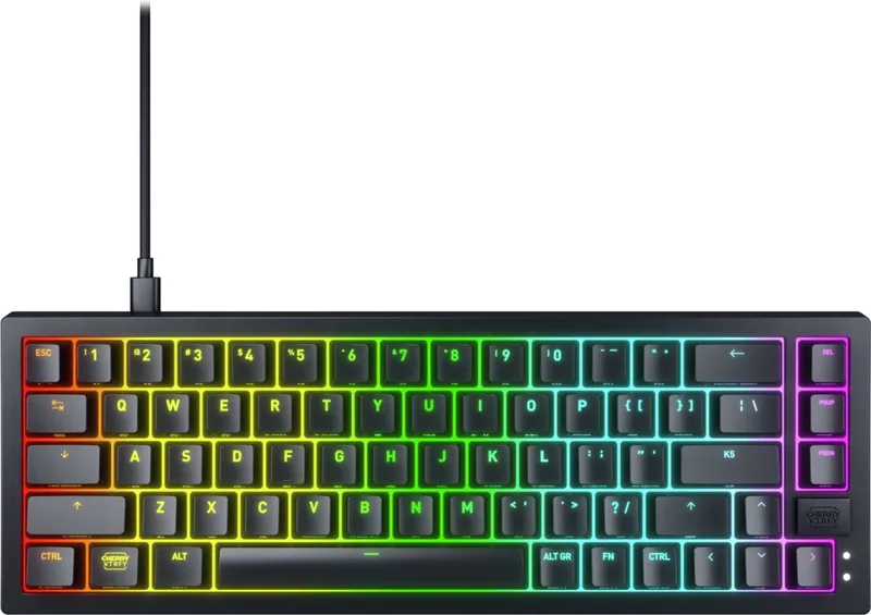 K5V2 65% keyboard de Cherry, Noir – jaquette