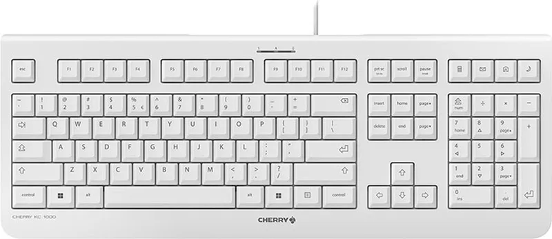KC 1000 - Toetsenbord - VS - lichtgrijs by Cherry, White, US – cover