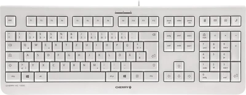 keyboard CHERRY KC 1000 [bg] van Cherry, Grijs – cover