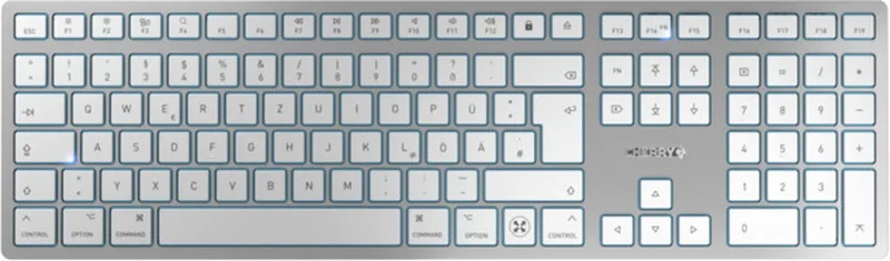 Kw 9100 Slim Mac Toetsenbord by Cherry, Silver – cover