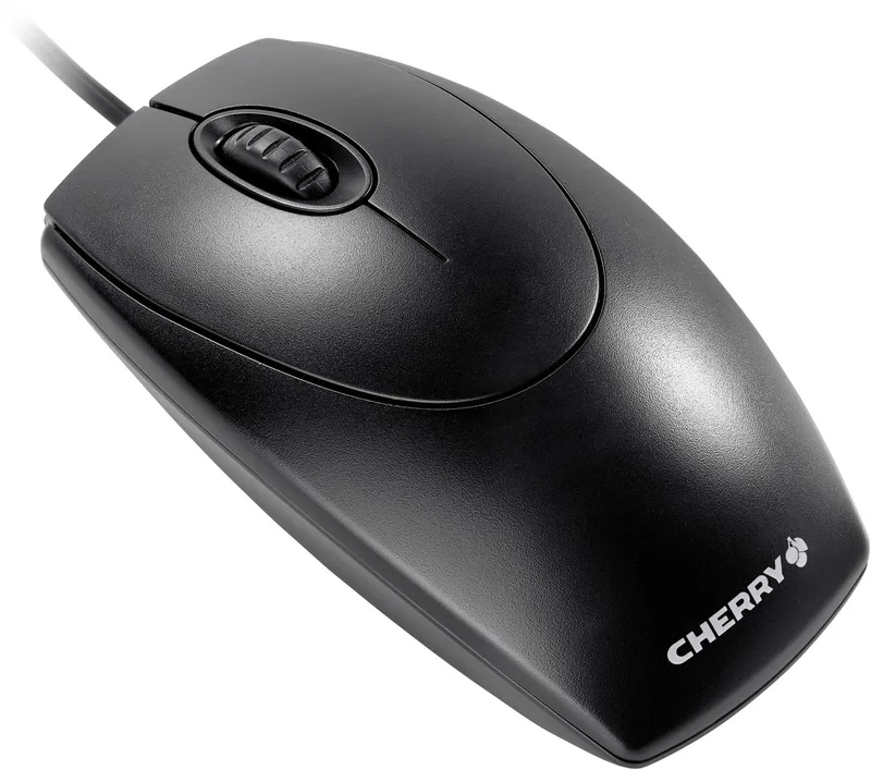 M-5450 muis Ambidextrous USB Type-A + PS/2 Optisch 1000 DPI de Cherry, Noir – jaquette