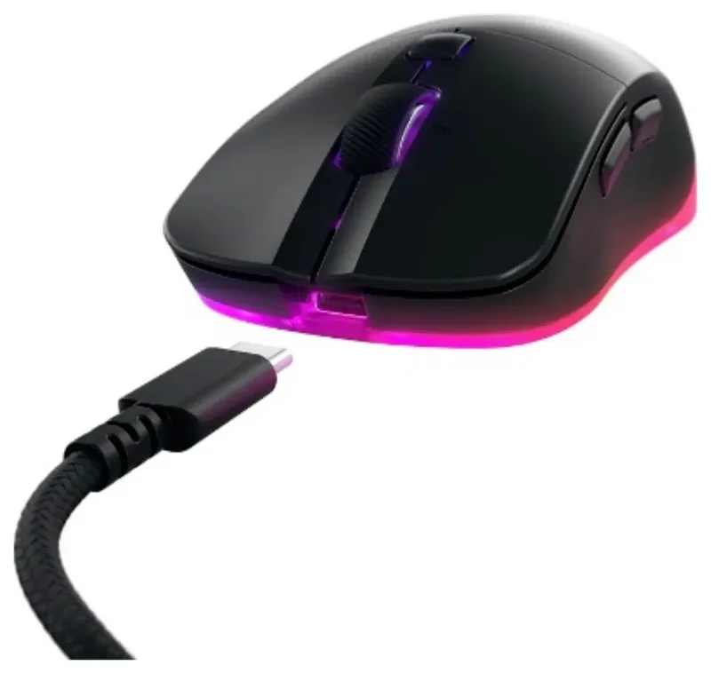 M50 - Gaming muis - Optisch - 6 knoppen fra Cherry, Zwart met RGB-licht – cover