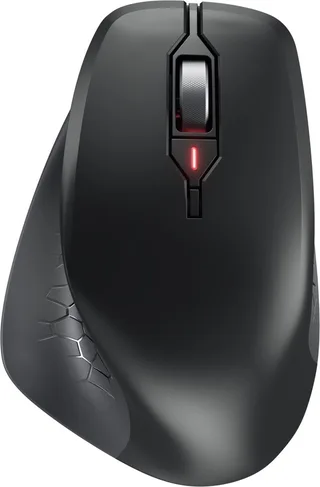 MSW Stream Comfort Muis Radiografisch Optisch 6 Toetsen 4000 dpi Ergonomisch, Geluidsarme toetsen de Cherry, Noir – jaquette 1 sur 2
