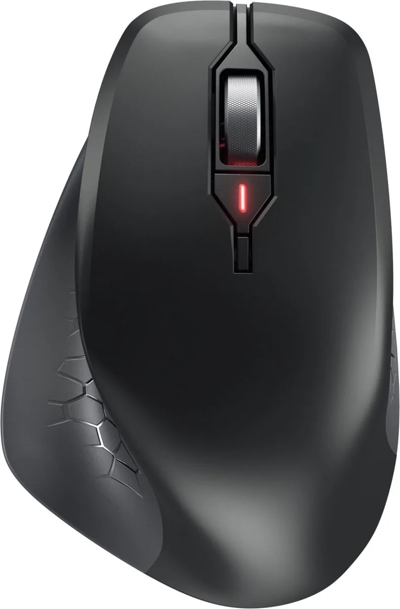 MSW Stream Comfort Muis Radiografisch Optisch 6 Toetsen 4000 dpi Ergonomisch, Geluidsarme toetsen van Cherry, Zwart – cover