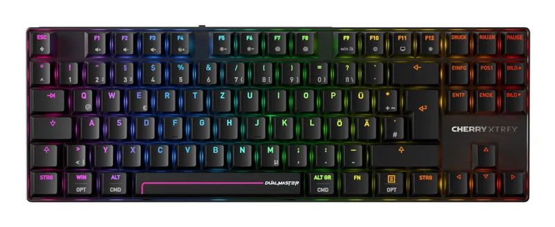 MX 8.2 Wireless Tastatur RGB DE MX Silb TKL 80% fra Cherry – cover