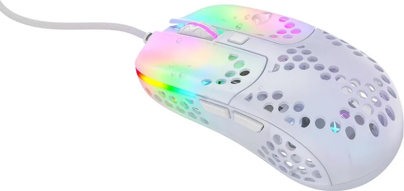 MZ1 Gaming Muis - Ultra Licht - 16000 DPI - RGB - 1.8m Kabel by Cherry, White – cover