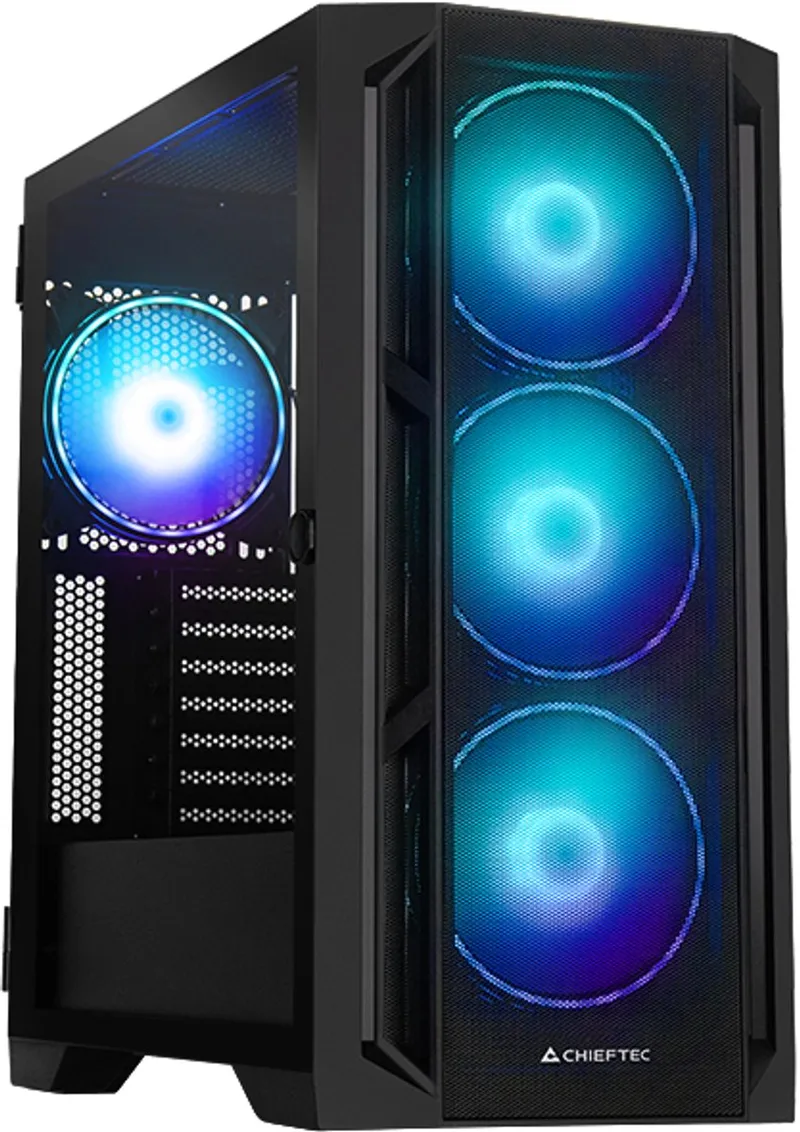 APEX LUMO GA-01B-L-OP Serie - E-ATX ARGB Behuizing - Met Venster van Chieftec, Zwart – cover