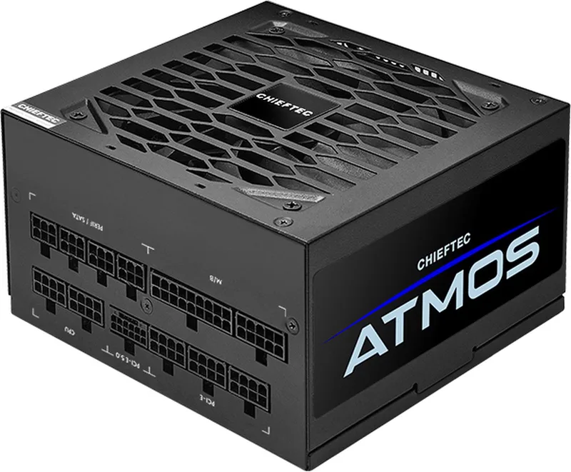 Atmos power supply unit 850 W 20+4 pin ATX ATX Zwart van Chieftec, Transparant – cover