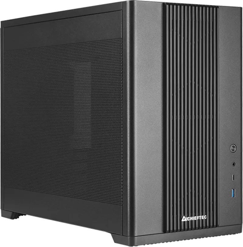 BX-10B-M-OP - Minitowermodel - micro ATX van Chieftec, Zwart – cover