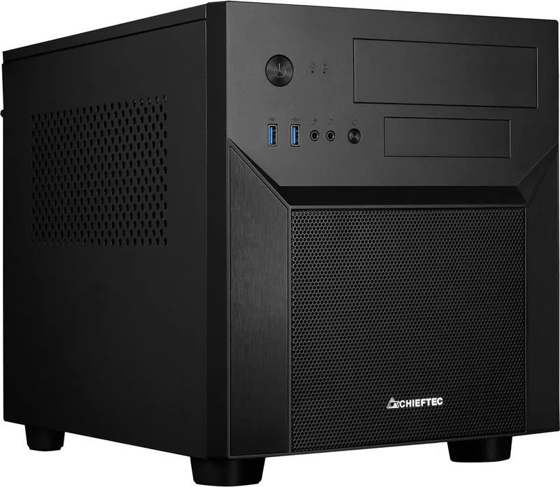 CI-02B-OP computerbehuizing Cube van Chieftec, Zwart – cover