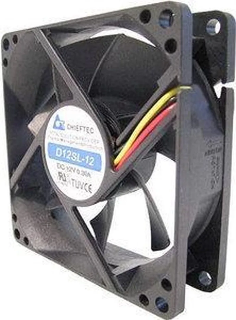 Pc-Ventilator 120Mm Pwm Efficiënt Optimale Stroom de Chieftec, Transparent – jaquette