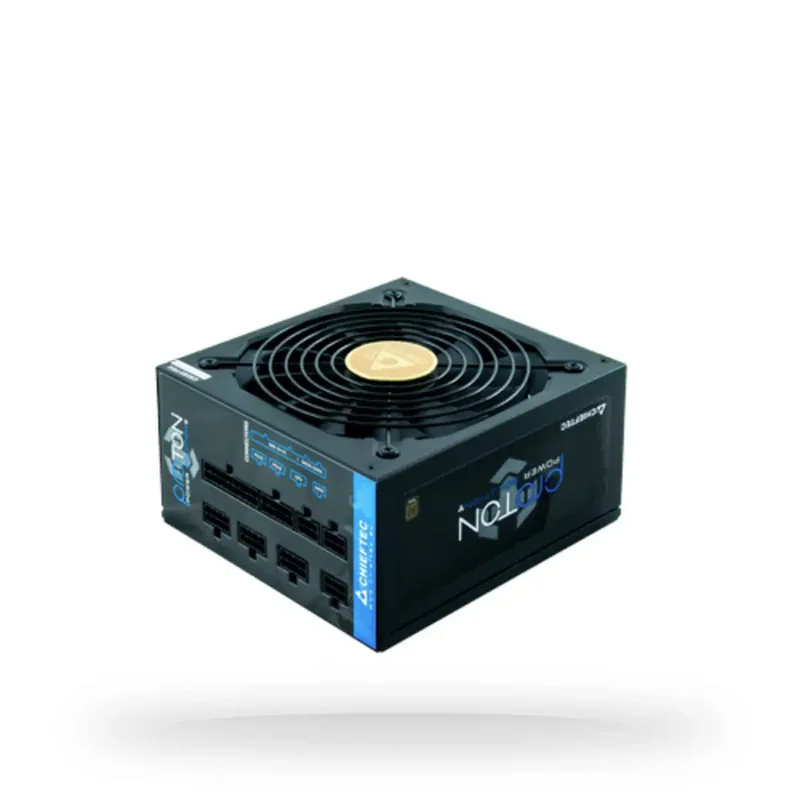 Proton Series BDF-1000C Voeding - 1000 Watt - 140 mm - ATX - 80 Plus 80 PLUS Bronze fra Chieftec, Sort – cover