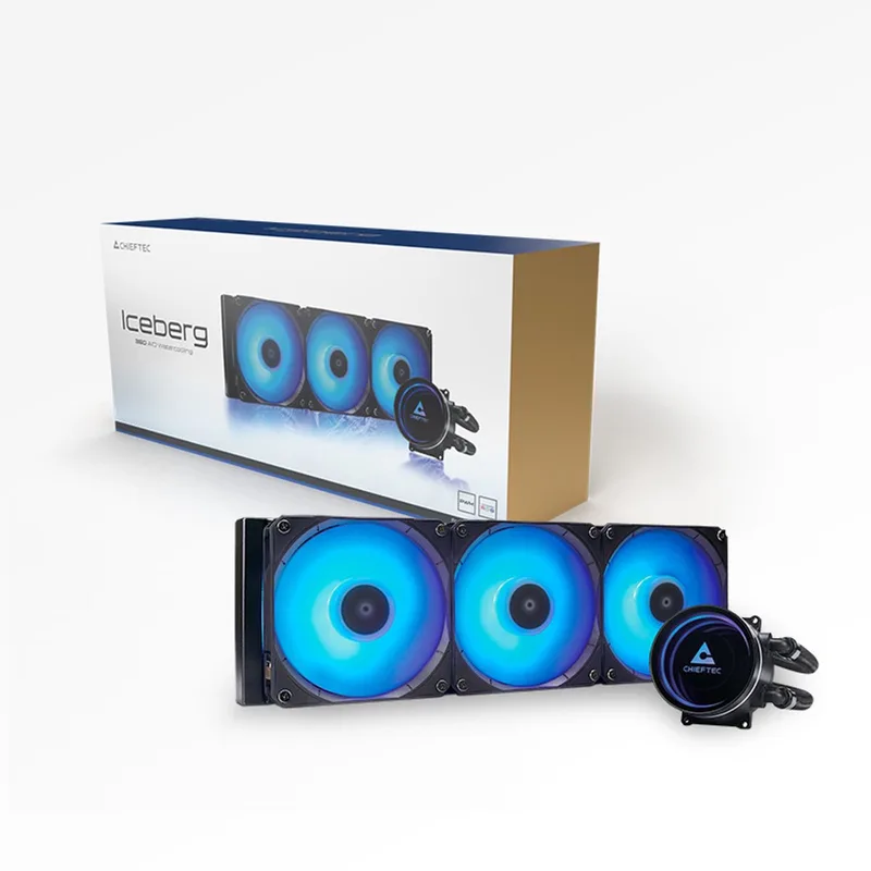 Waterkoeling Iceberg 360 Clc-360-Rgb Voor Pc Met 3 Ventilatoren Van 120 Mm van Chieftec, Transparant – cover
