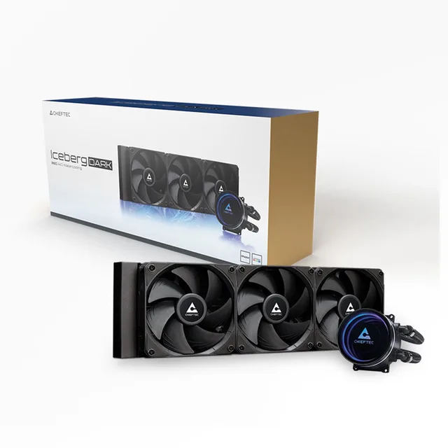 Waterkoeling Voor Pc Cpu Iceberg 360 Dark Pwm 3X120Mm