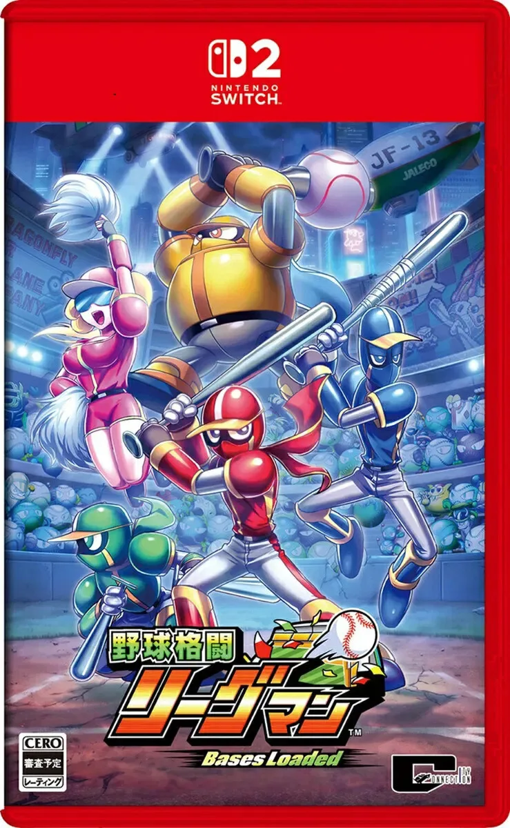 Ninja Baseball League Man: Bases Loaded van City Connection, Nintendo Switch 2 – cover