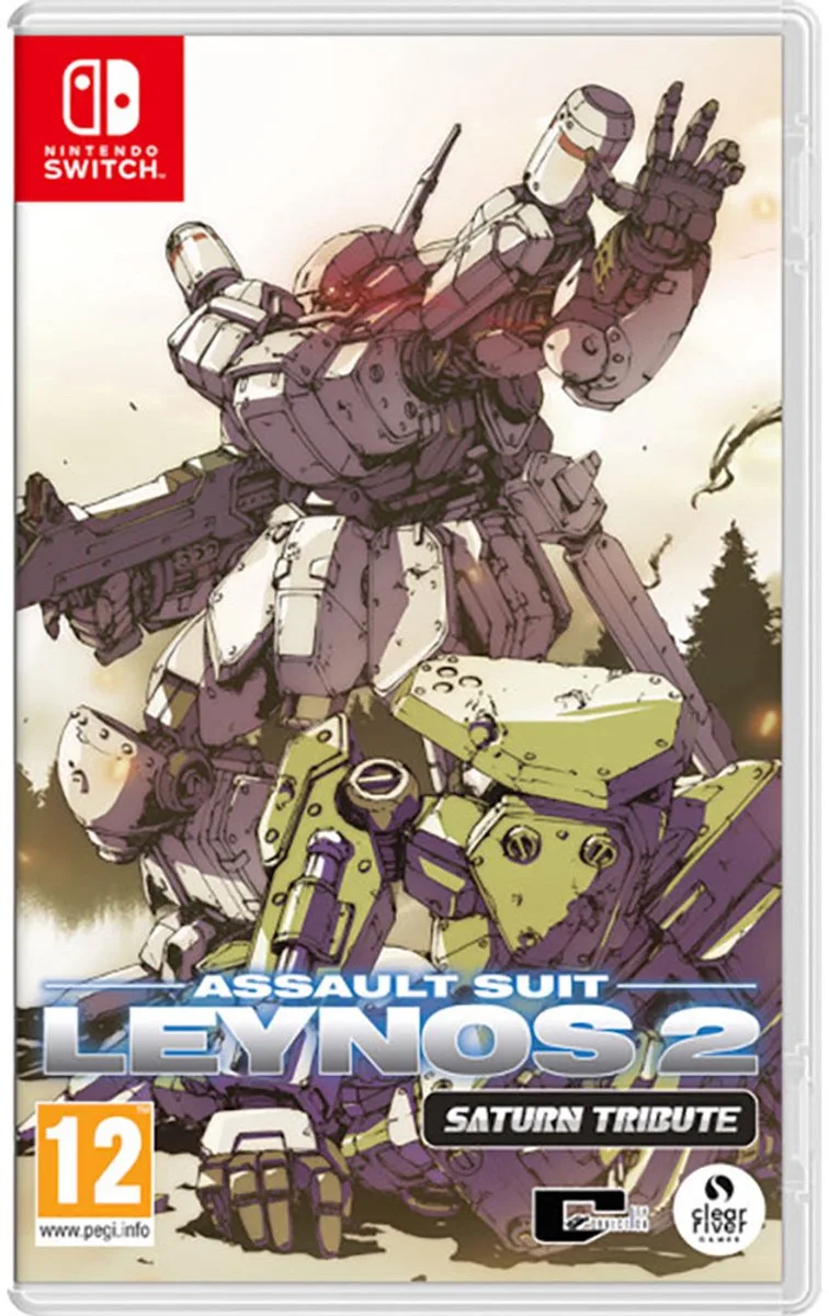 Assault Suit Leynos 2 Saturn Tribute van Clear River Games, Nintendo Switch – cover