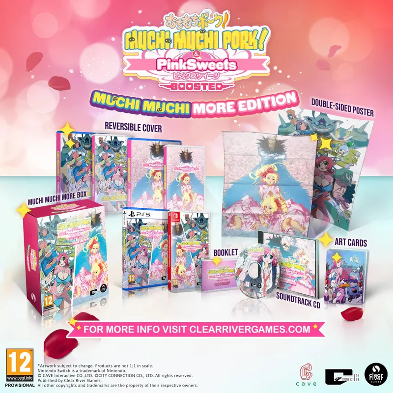 Muchi Muchi Pork! & PinkSweets Boosted Much Much More Edition by Clear River Games, Nintendo Switch – cover