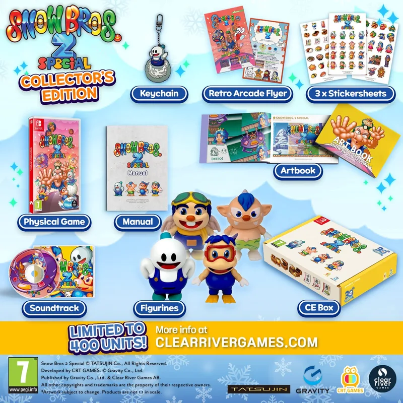 Snow Bros 2 Special Collectors Edition by Clear River Games, Nintendo Switch – cover