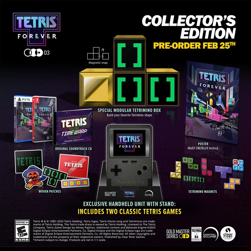 Tetris Forever Collector's Edition de Clear River Games, Nintendo Switch – jaquette