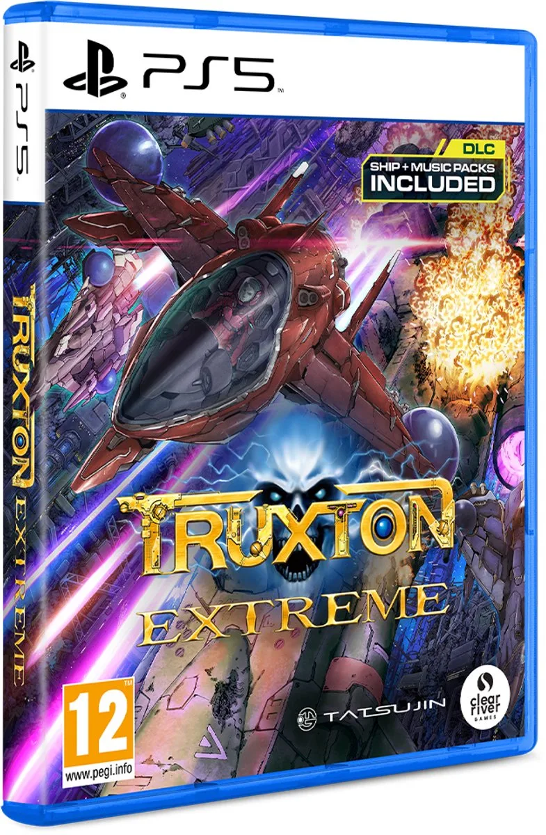 Truxton Extreme van Clear River Games, PS5 – cover