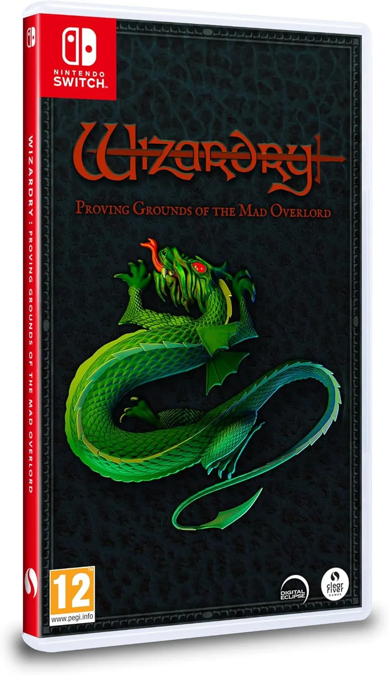 Wizardry Proving Grounds of the Mad Overlord by Clear River Games, Nintendo Switch – cover