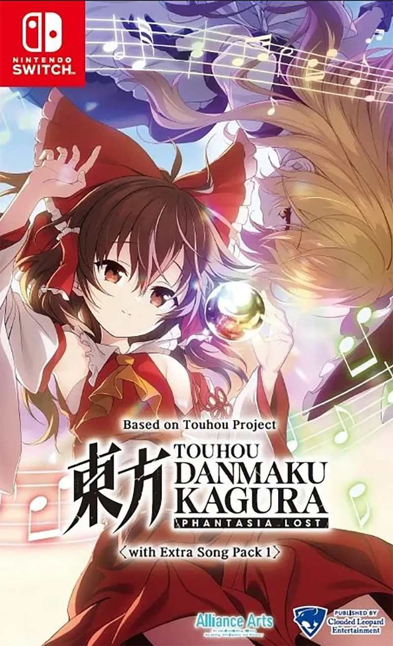 Touhou Danmaku Kagura Phantasia Lost with Extra Song Pack 1 van Clouded Leopard Entertainment, Nintendo Switch – cover
