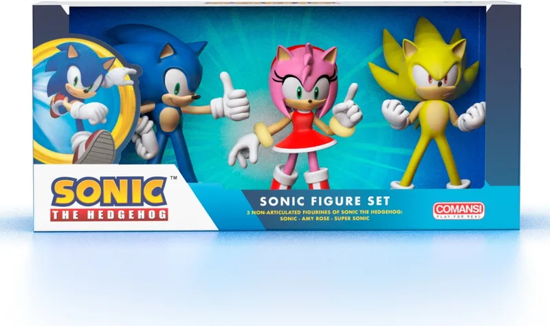 Sonic the Hedgehog - 3 Figurine Box Set van Comansi – cover