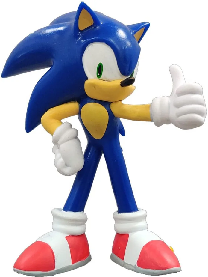 Sonic the Hedgehog Mini Figurine - Sonic The Hedgehog (Thumbs Up) de Comansi – jaquette