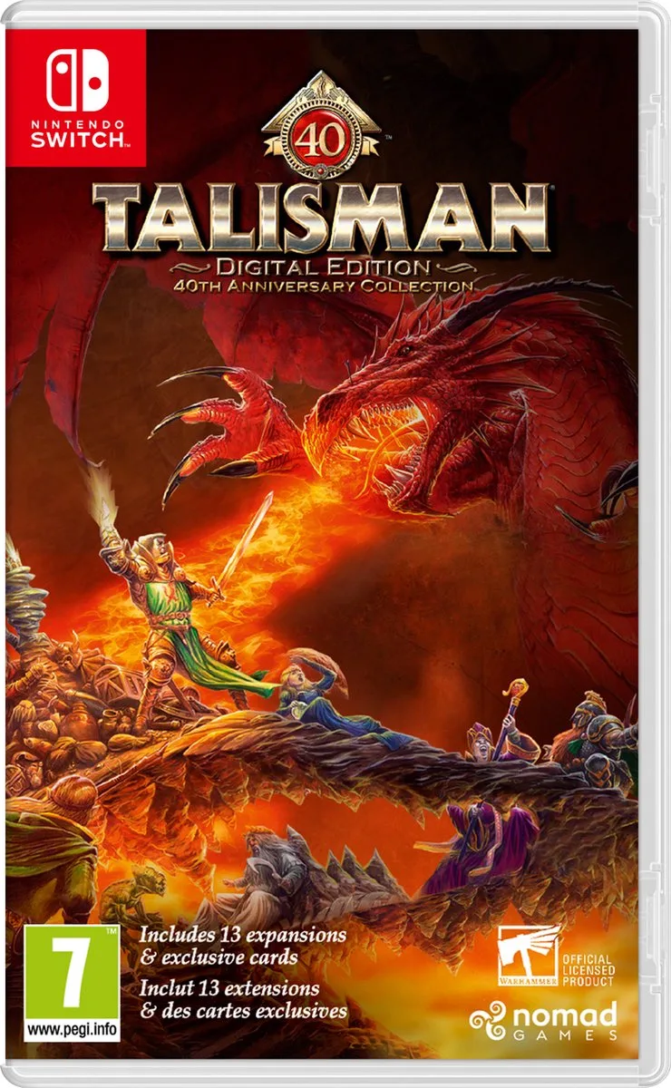 Talisman: Digital Edition - 40th Anniversary Collection van Contact Sales, Nintendo Switch – cover