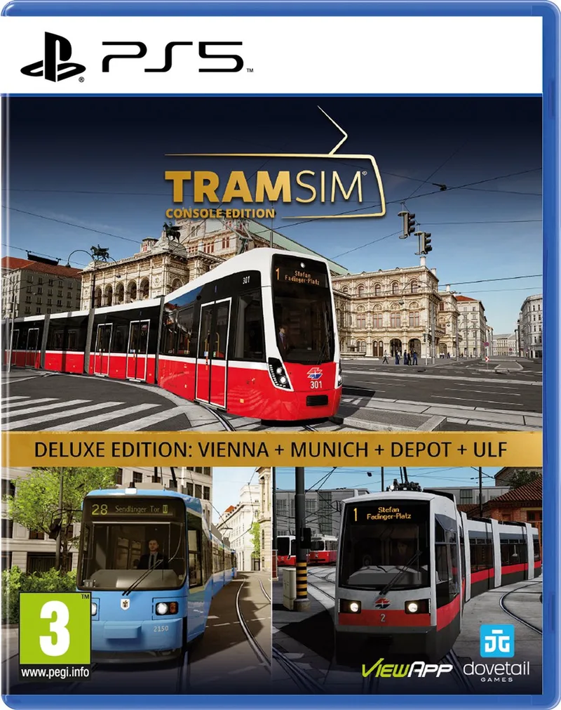 TramSim: Console Edition - Deluxe Edition van Contact Sales, PS5 – cover