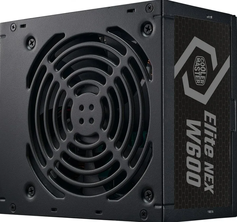Elite NEX White 600 230V Black Mesh Cable - Voeding by Cooler Master – cover