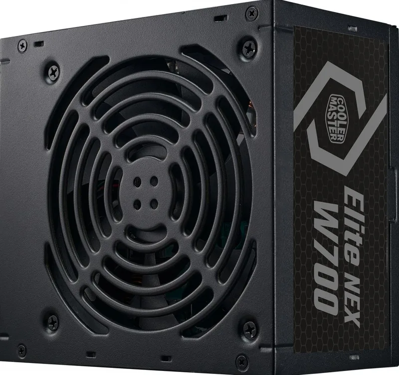 Elite NEX White 700 230V Black Mesh Cable - Voeding van Cooler Master – cover