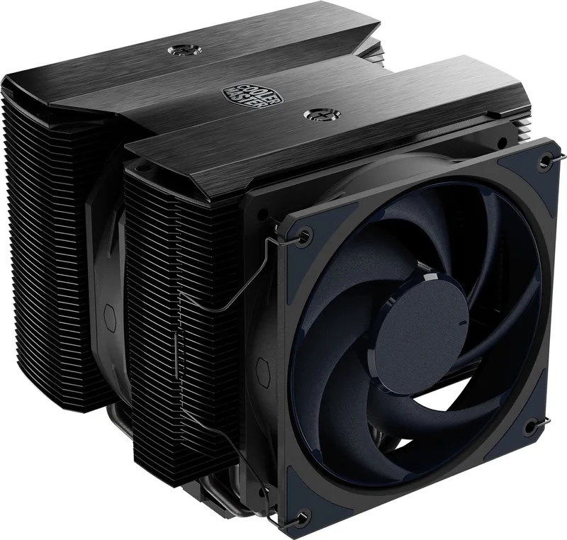 MasterAir MA824 Stealth CPU Cooler - LGA1700, LGA115X, LGA1200, AM5, AM4 by Cooler Master, Black – cover