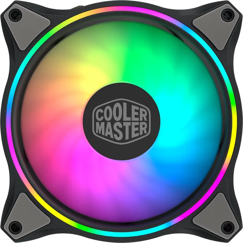 MasterFan MF120 Halo - Behuizingsventilator - 120mm - ARGB Verlichting - PWM de Cooler Master, Rgb – jaquette