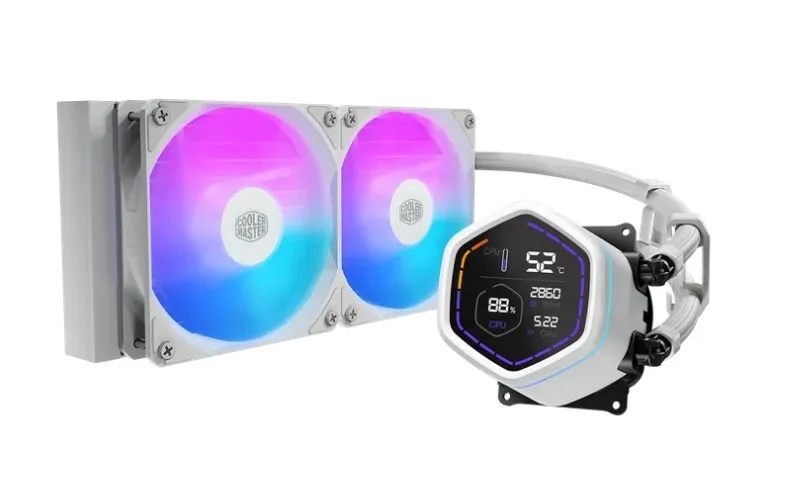 MasterLiquid Core Nex Digital 240 White - Waterkoeler by Cooler Master – cover