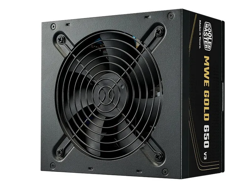 MWE Gold 650 V3 ATX 3.1 Non-Modular - Voeding van Cooler Master – cover