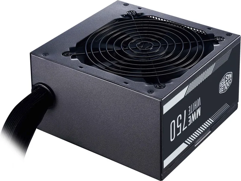 MWE White 750W V2 - 750W Power Supply - 80 Plus Standard Certified by Cooler Master, Black – cover
