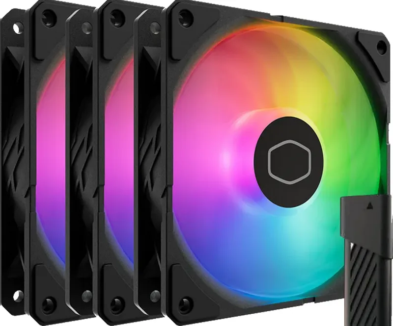 SickleFlow Edge 120 ARGB 3-pack Fan Kit - Ventilator van Cooler Master – cover